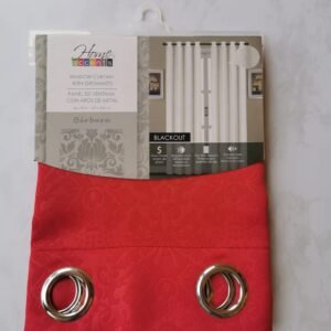 CORTINA BLACKOUT BARBARA ROJO 54X90 PULG.