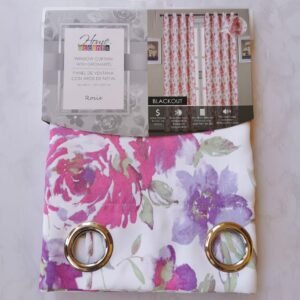 CORTINA BLACKOUT ROSIE ROSADO 54X90 PULG.
