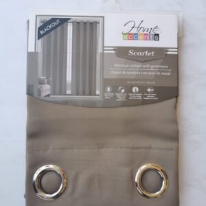CORTINA BLACKOUT SCARLETH TAUPE 54X90 PULG.