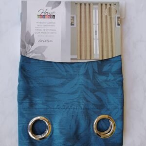 CORTINA CRISTIN TEAL 54X90 PULG.