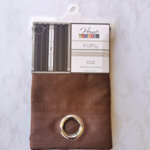 CORTINA KATHY CHOCOLATE 54X90 PULG.