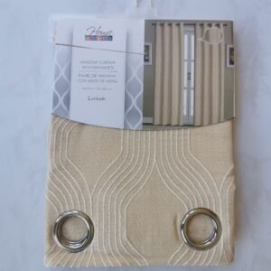 CORTINA LUISA DORADO 54X90 PULG.
