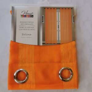 CORTINA VISILLO SELINA NARANJA 55X90 PULG.