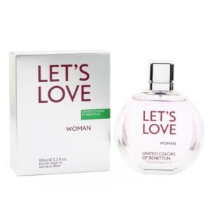 BENETTON LETS LOVE 3.3OZ/100 ML (W) EDT