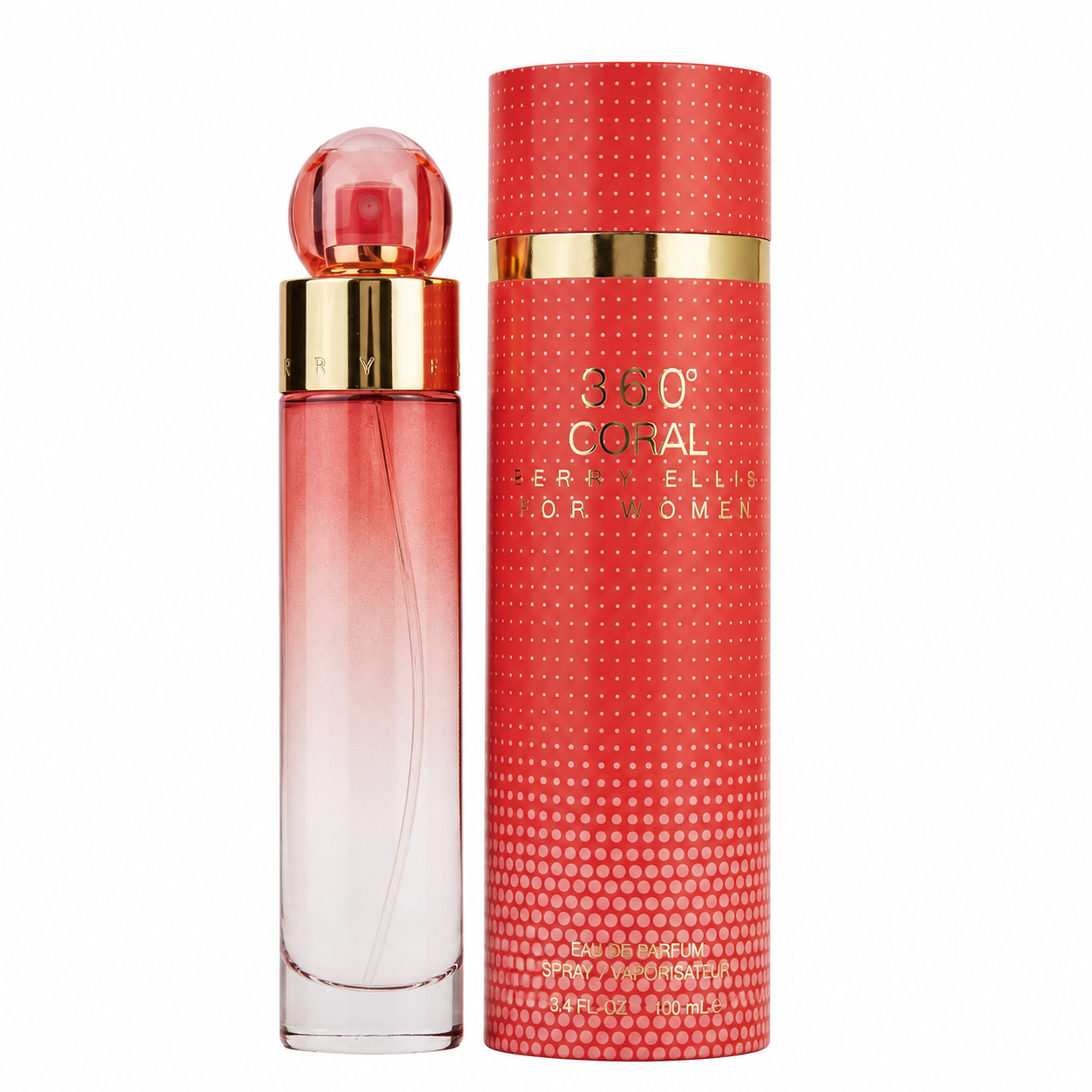 PERRY ELLIS 360 CORAL 3.4OZ/100 ML (W) EDP