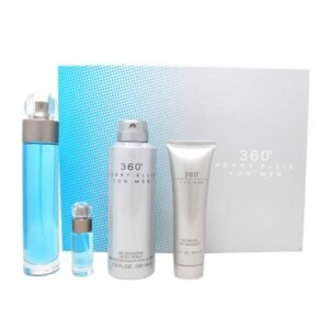 PERRY ELLIS 360 SET 4P 3.4 OZ / 100 ML (M) EDT