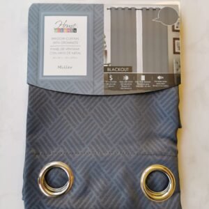 CORTINA BLACKOUT MILLER GRIS 54X90 PULG.