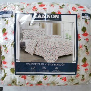 EDREDON COMFORTER KING CANNON ESTAMPADO FLOREADO COLORES