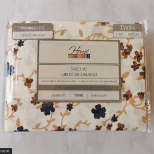 SABANA TWIN ESTAMPADA FLORES