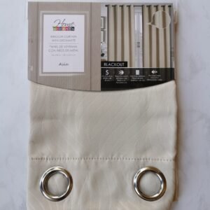 CORTINA CONT1 BLACKOUT ASIA BEIGE 54X90 PULG.