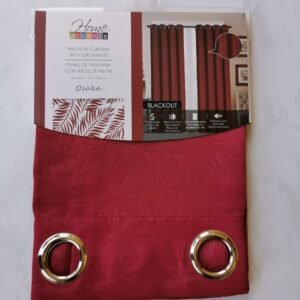 CORTINA CONT1 BLACKOUT OSAKA BURGUNDY 54X90 PULG.