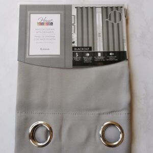 CORTINA CONT1 BLACKOUT ROMA GRIS 54X90 PULG.