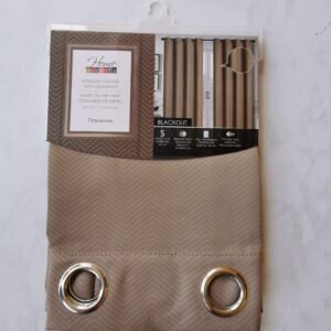 CORTINA CONT1 BLACKOUT TOSCANA TAUPE 54X90 PULG.