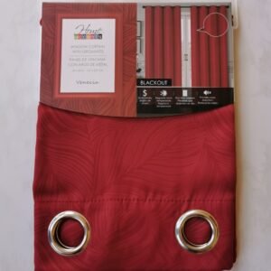 CORTINA CONT1 BLACKOUT VENECIA BURGUNDY 54X90 PULG.