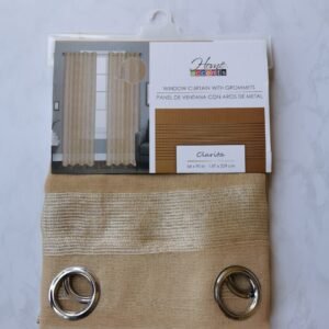 CORTINA CONT1 VISILLO CLARITA DORADO 54X90 PULG.