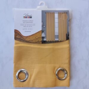 CORTINA CONT1 JACQUARD JIMENA DORADO 54X90 PULG.