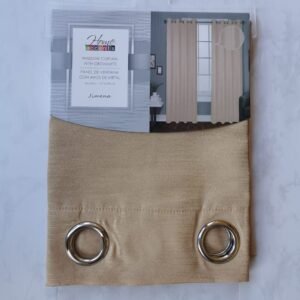 CORTINA CONT1 JACQUARD JIMENA TAUPE 54X90 PULG.