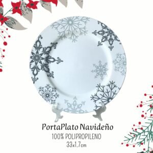 PORTA PLATO NAVIDEÑO