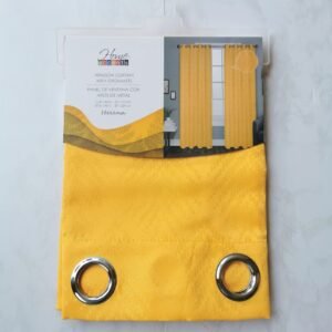 CORTINA JACQUARD HELENA AMARILLO 54X90