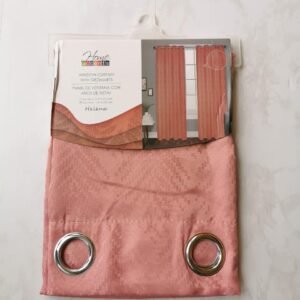 CORTINA JACQUARD HELENA BLUSH 54X90