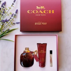 COACH WILD ROSE SET 3P 3.0 OZ / 90 ML (W) EDP