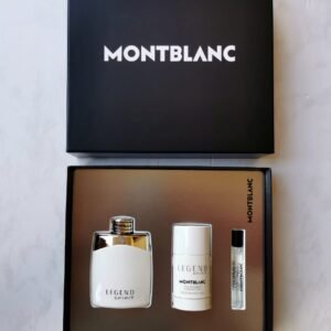 MONT BLANC LEGEND SPIRIT SET 3P 3.3 OZ / 100 ML (M) EDT