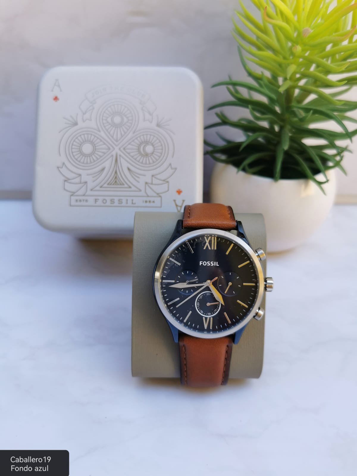 RELOJ FOSSIL, ANALOGO PARA CABALLERO