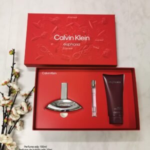 CALVIN KLEIN EUPHORIA SET 3P 3.4 OZ / 100 ML (W) EDP