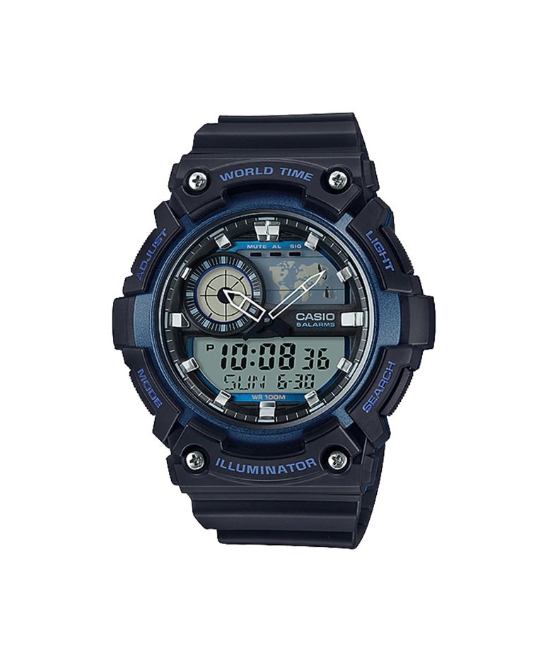 RELOJ CASIO MODELO AEQ-200W-2AV, DIGITAL PARA CABALLERO