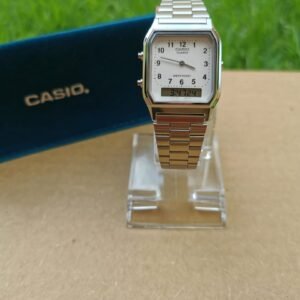 RELOJ CASIO MODELO AQ-230A07B, ANALOGO/DIGITAL PARA DAMA
