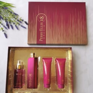 PERRY ELLIS PERRY (18) ORCHID SET 4P 3.4 OZ/ 100ML
