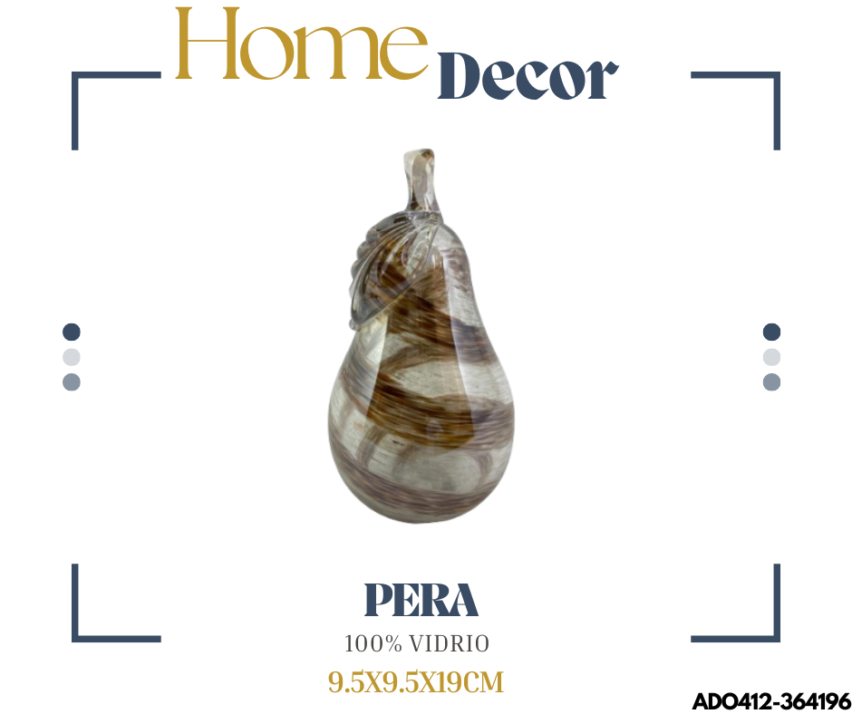 ADORNO PERA CAFÉ DECOR 9.5X9.5X19CM
