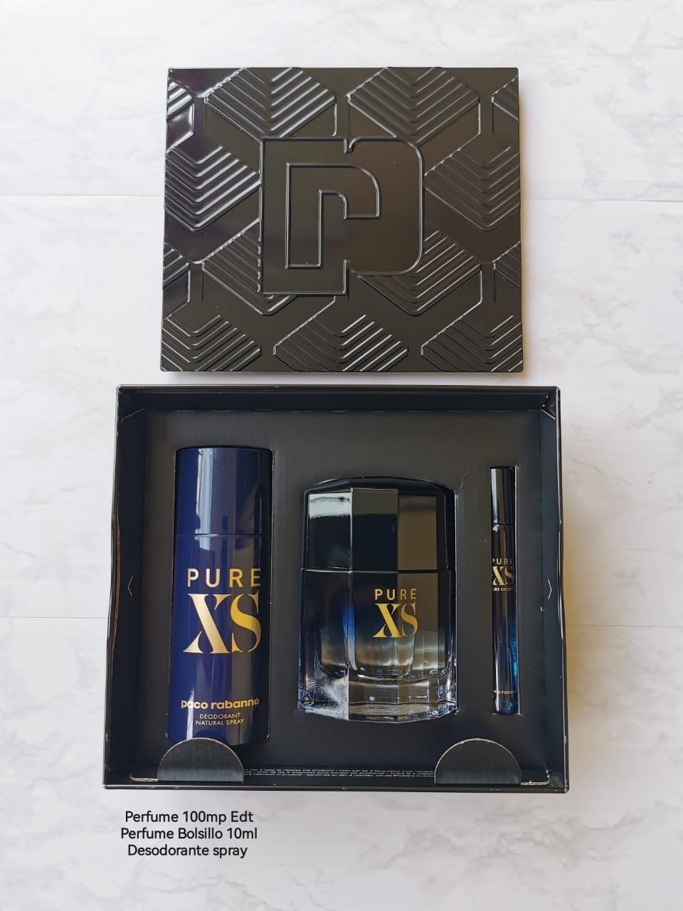 PACO RABANNE XS PURE SET 2P 3.4OZ/100 ML (M)
