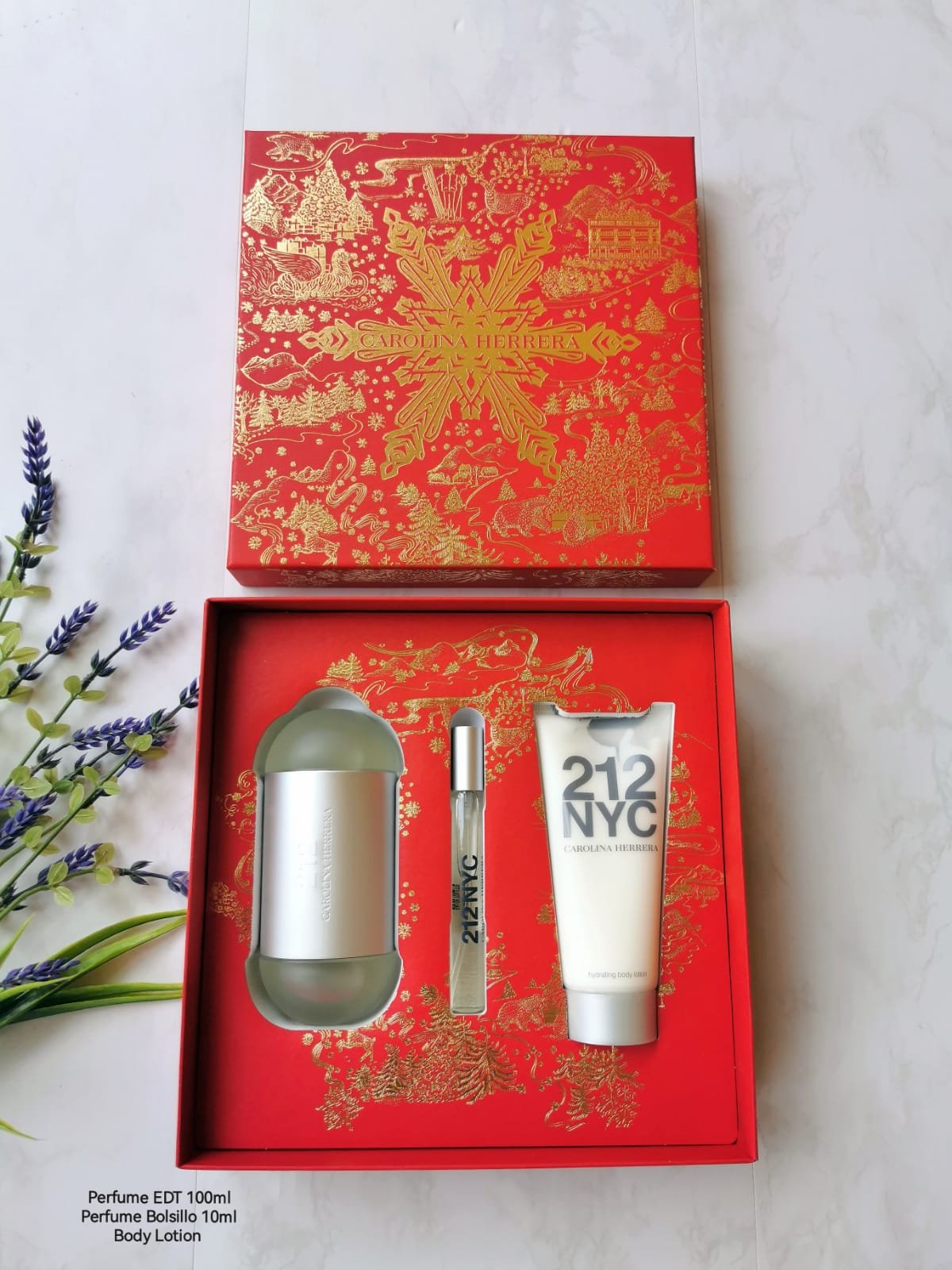 CAROLINA HERRERA 212 SET 3P 3.4 oz W EDT