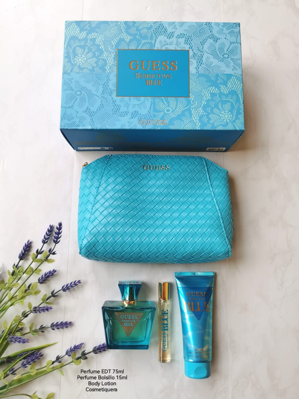 GUESS SEDUCTIVE BLUE SET 4P 2.5 oz W EDT