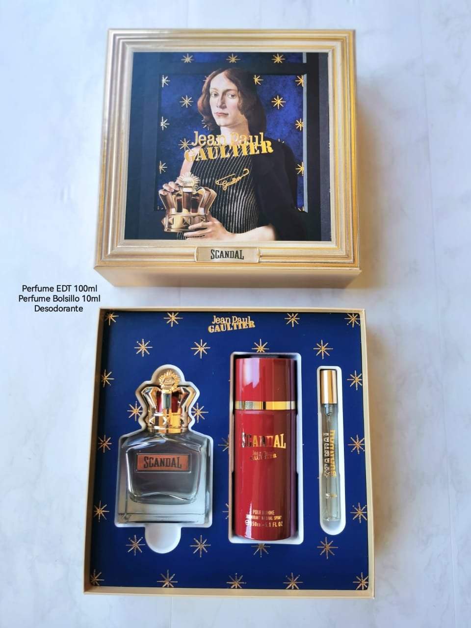 JEAN PAUL GAULTIER SCANDAL SET 3P 3.4 oz M EDT