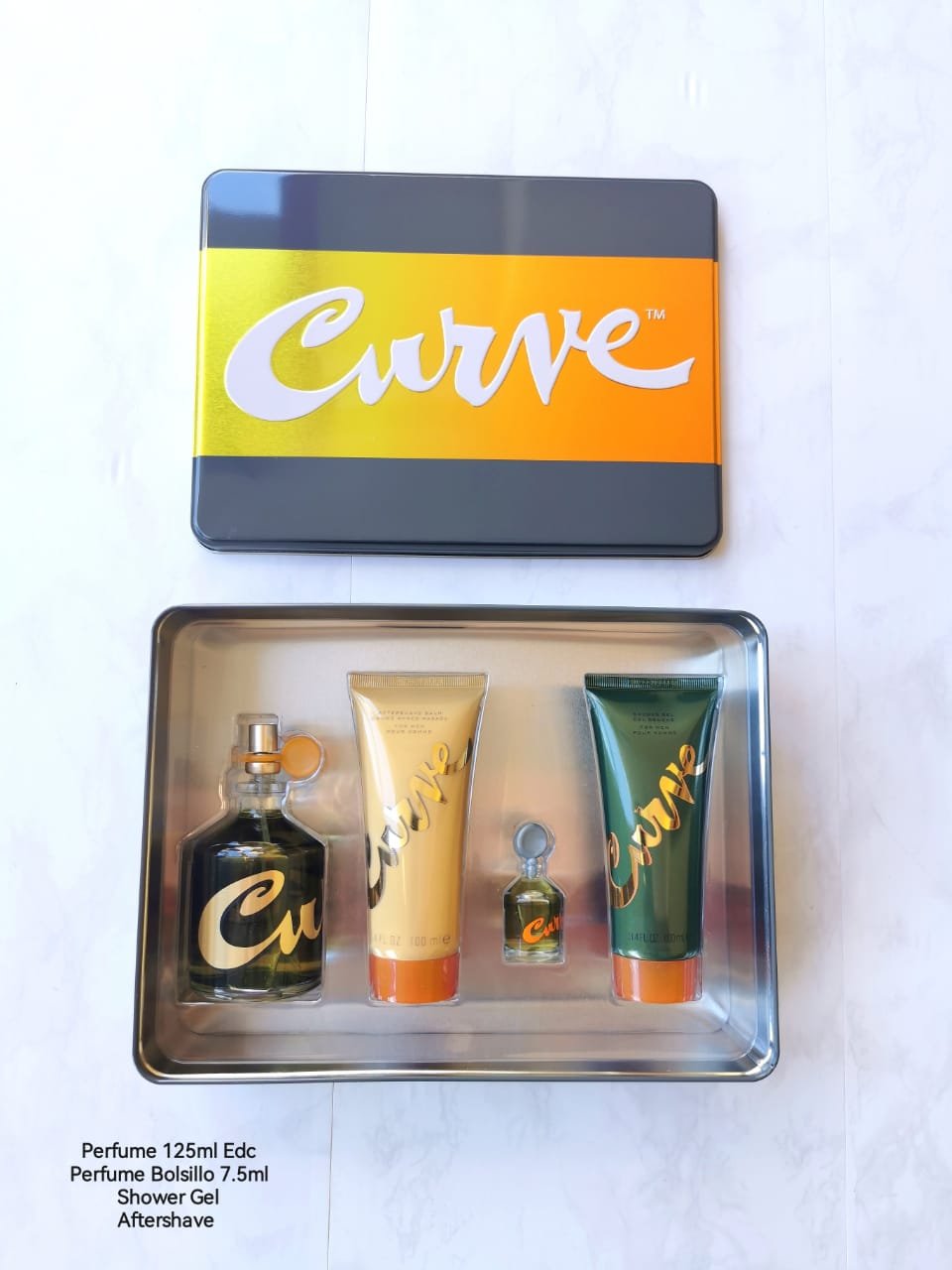 CURVE SET 4P 4.2 OZ / 125 ML (M) EDC
