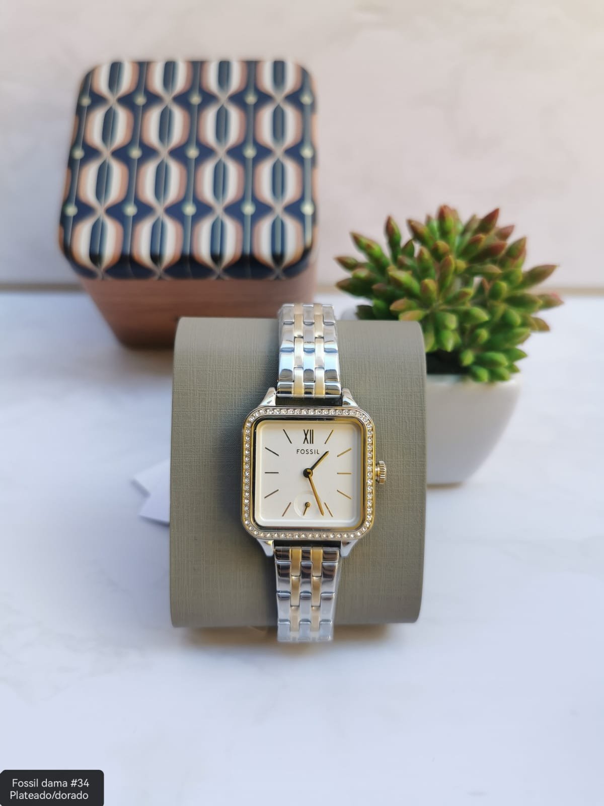 RELOJ FOSSIL, ANALOGO PARA DAMA