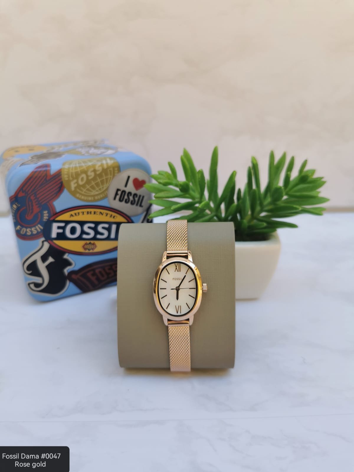 RELOJ FOSSIL, ANALOGO PARA DAMA