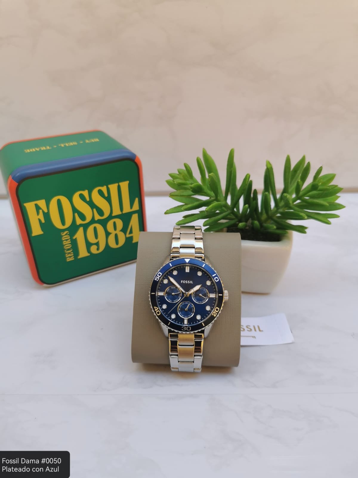 RELOJ FOSSIL, ANALOGO PARA DAMA