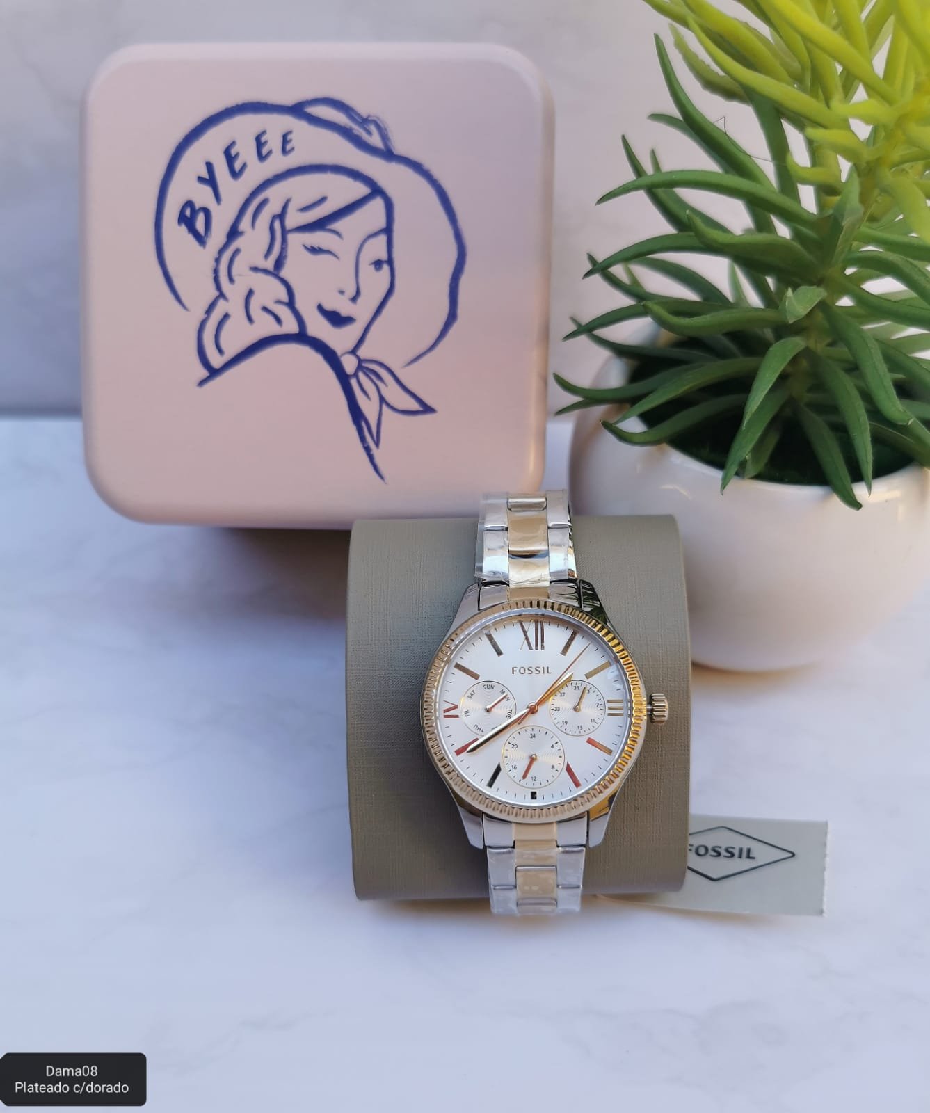 RELOJ FOSSIL, ANALOGO PARA DAMA