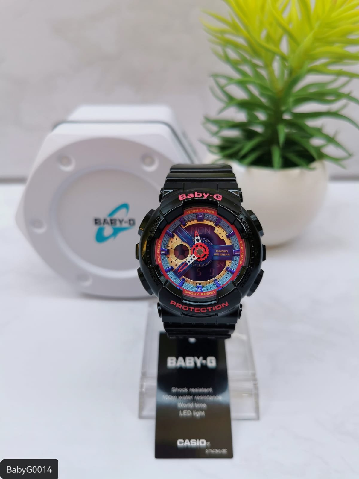RELOJ BABY G MODELO BA-112-1A, ANALOGO/DIGITAL PARA DAMA
