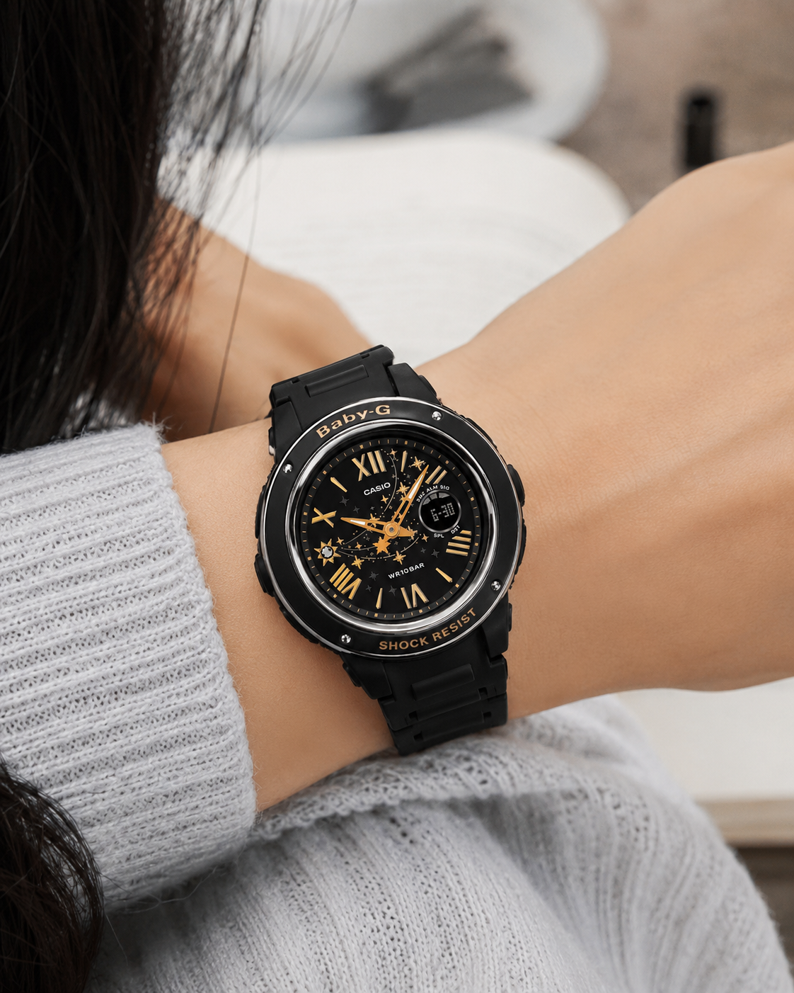 RELOJ BABY G MODELO BGA-150ST-1A, ANALOGO/DIGITAL PARA DAMA - Imagen 3