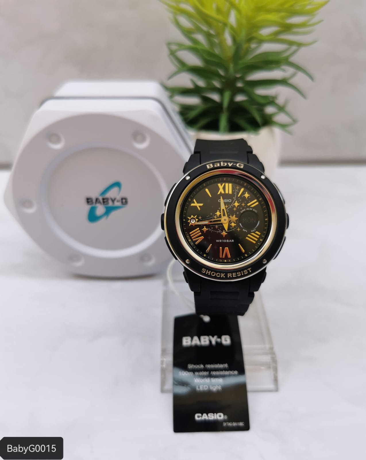 RELOJ BABY G MODELO BGA-150ST-1A, ANALOGO/DIGITAL PARA DAMA