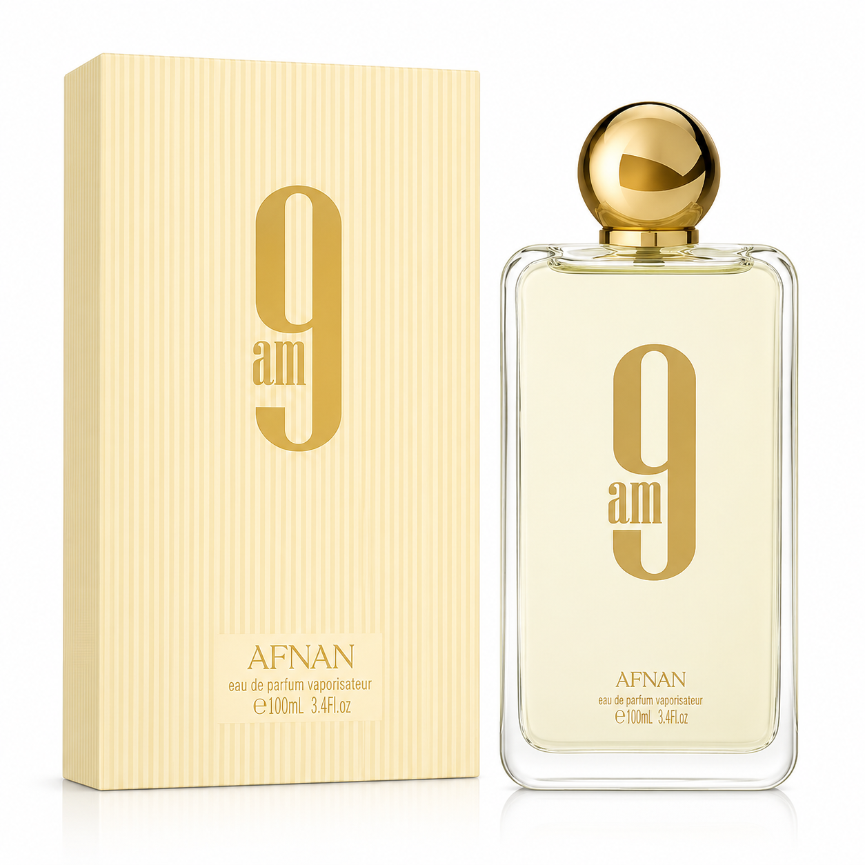 AFNAN 9AM WHITE 3.4 OZ / 100 ML (UNISEX) EDP